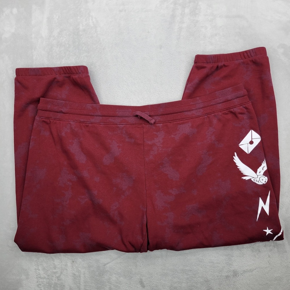 Harry Potter Sweatpants Women 3X Baggy Loose Joggers Sleep Wizarding World Adult